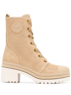 Michael Michael Kors ботинки с металлическим логотипом