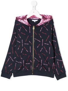 Little Marc Jacobs худи на молнии с логотипами