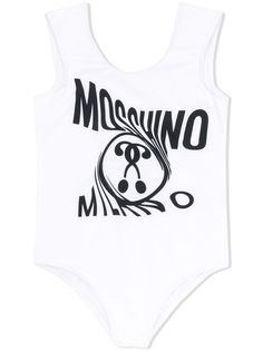 Moschino Kids купальник с логотипом