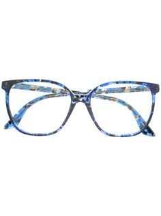 Emmanuelle Khanh очки в квадратной оправе в мелкую точку