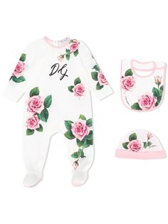 Dolce & Gabbana Kids комбинезон для новорожденного с принтом