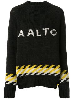 Aalto вязаный джемпер с логотипом