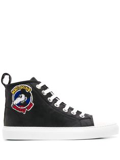 Moschino высокие кеды Mickey Rat