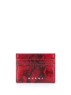 Marni картхолдер с принтом