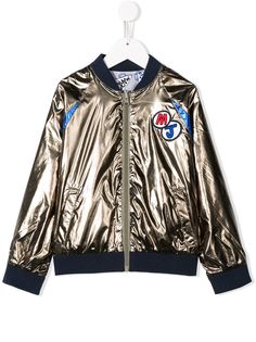 Little Marc Jacobs бомбер на молнии с логотипом