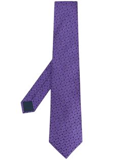 LANVIN галстук с геометричным узором