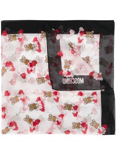 Moschino платок с принтом Teddy Bear