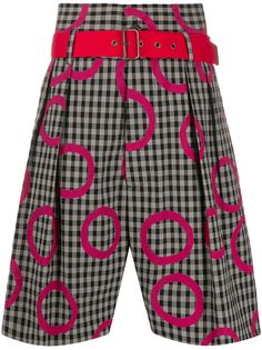 Vivienne Westwood шорты с низким шаговым швом и принтом