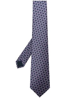 LANVIN галстук с геометричным узором