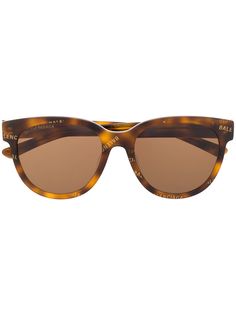 Balenciaga Eyewear солнцезащитные очки в круглой оправе с логотипом