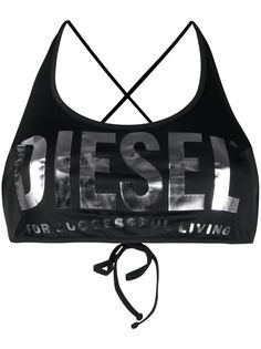 Diesel лиф бикини с логотипом