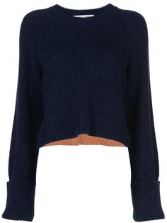 Proenza Schouler White Label укороченный джемпер с полосками