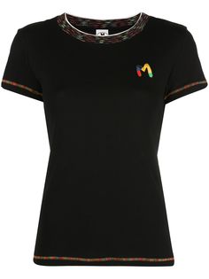 M Missoni футболка с аппликацией логотипом