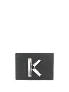 Kenzo картхолдер с металлическим логотипом K