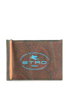 Etro клатч с логотипом