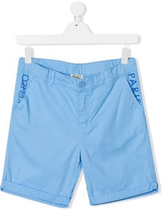 Kenzo Kids шорты с вышитым логотипом