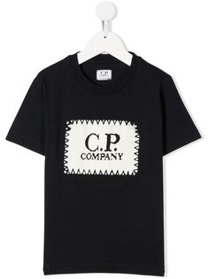 C.P. Company Kids футболка с круглым вырезом и логотипом