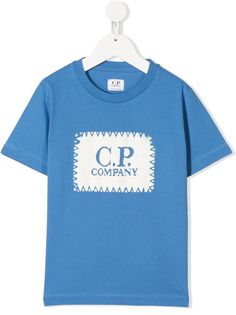 C.P. Company Kids футболка с круглым вырезом и логотипом