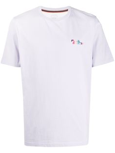 Paul Smith футболка с вышитым логотипом и эффектом градиента