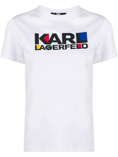 Karl Lagerfeld футболка Bauhaus с логотипом