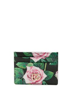 Dolce & Gabbana картхолдер с цветочным принтом
