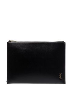 Saint Laurent клатч с монограммой