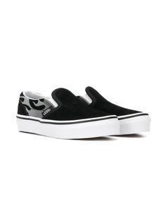 Vans Kids слипоны с принтом