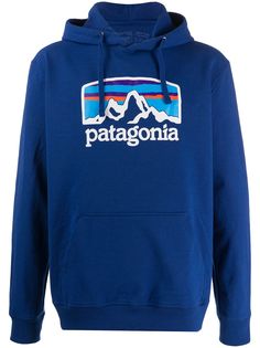 Patagonia худи свободного кроя с логотипом