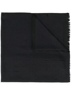 Saint Laurent жаккардовый шарф с монограммой