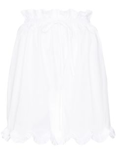 Cecilie Bahnsen шорты с фестонами