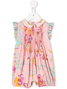 Emilio Pucci Junior комбинезон с плиссировкой и принтом