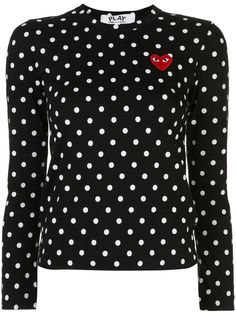 Comme Des Garçons Play футболка в горох