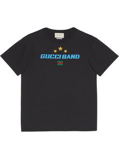Gucci футболка оверсайз с принтом Gucci Band