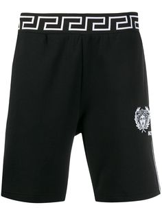 Versace спортивные шорты с узором Greca