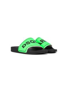 Dsquared2 Kids шлепанцы с логотипом