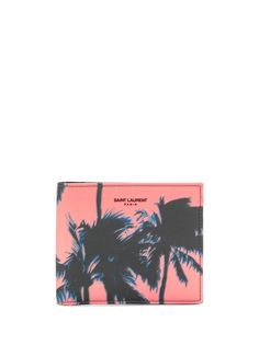 Saint Laurent бумажник с принтом
