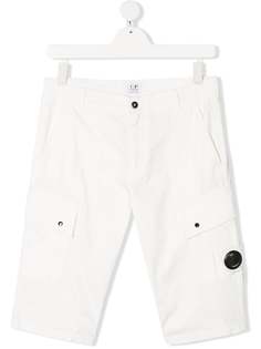 C.P. Company Kids шорты карго с линзой