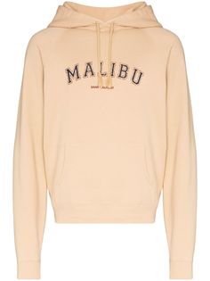 Saint Laurent худи Malibu с кулиской и логотипом