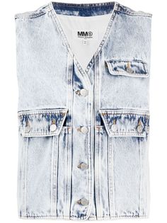 Mm6 Maison Margiela джинсовый жилет