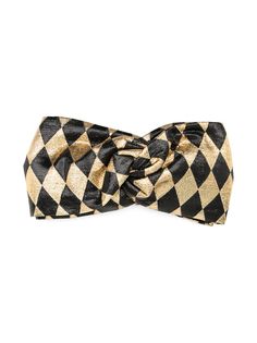 Gucci Kids повязка на голову с эффектом металлик