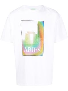 Aries футболка с графичным принтом