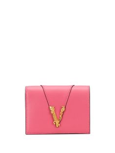 Versace картхолдер Virtus с металлической пряжкой