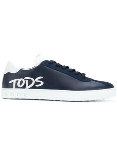 Tods кеды со шнуровкой и логотипом Tod’S