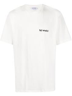 Sunnei футболка с круглым вырезом и логотипом