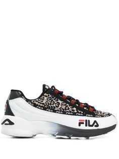 Fila кроссовки с леопардовым принтом