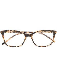 DKNY солнцезащитные очки в квадратной оправе черепаховой расцветки