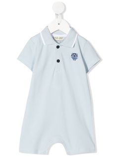 Kenzo Kids комбинезон с воротником поло и логотипом