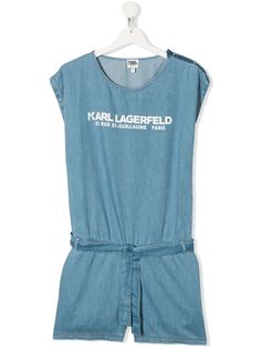 Karl Lagerfeld Kids комбинезон с логотипом