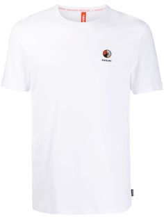 Raeburn футболка с вышитым логотипом