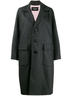 Dsquared2 пальто с широкими лацканами